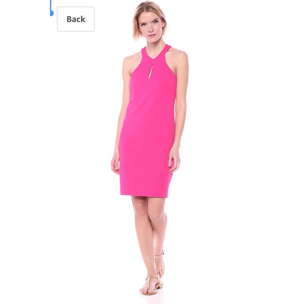 NEW!! $148 Trina Trina Turk Honor Keyhole Cutout Sheath